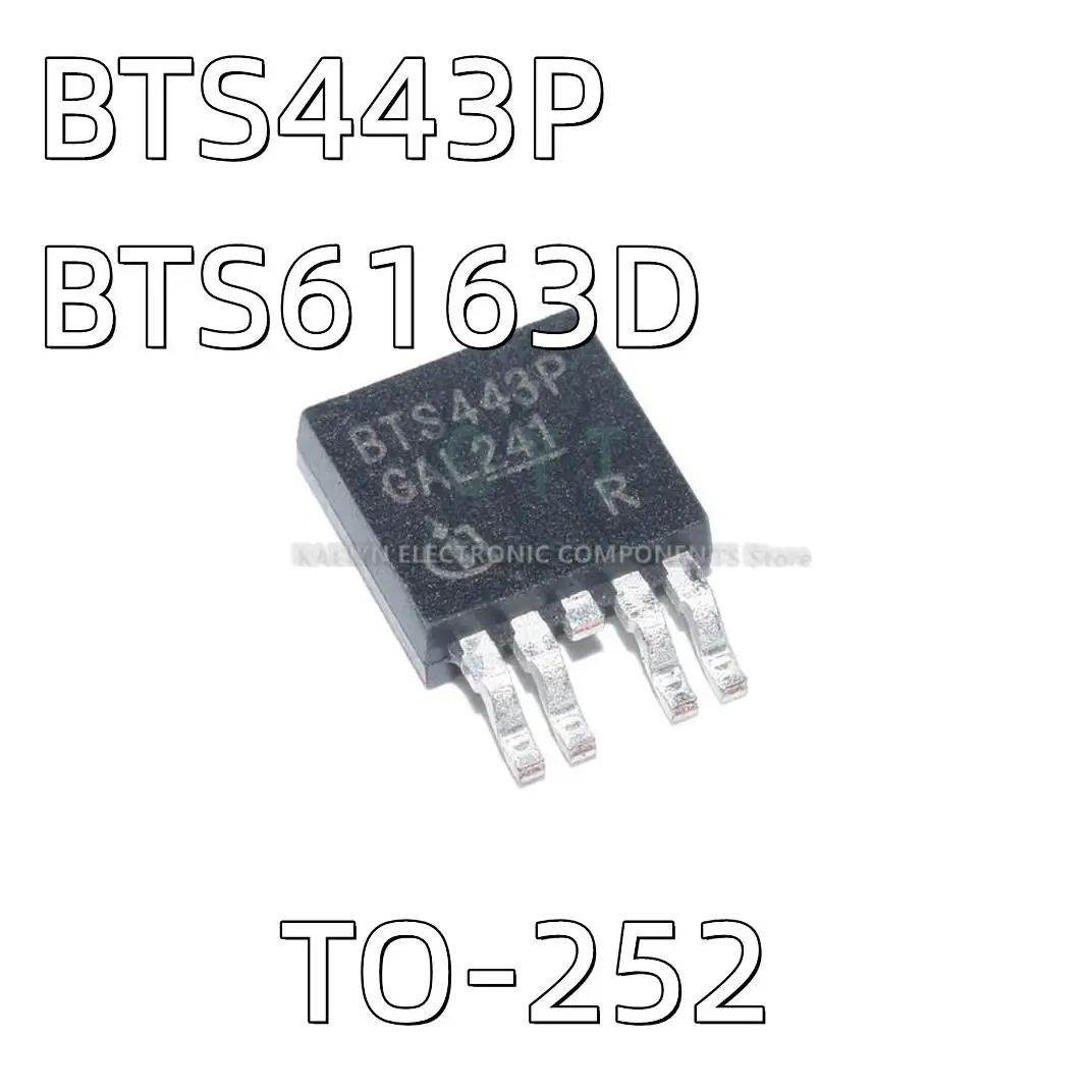 5Pcs/lot BTS443 BTS443P  BTS6163D 6163D Power Switch/Driver 1:1 N-Channel 21A  21.5A PG-TO252-5-11