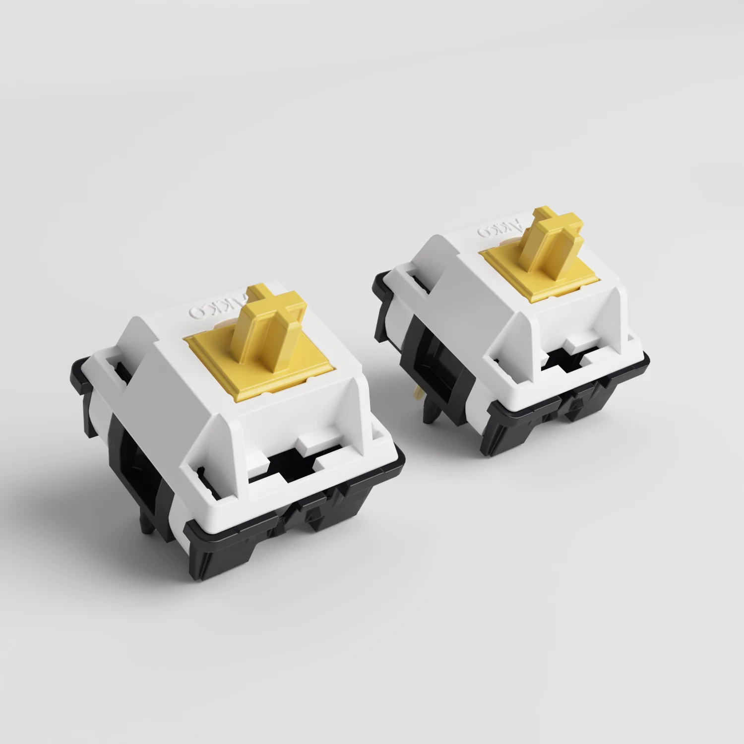 Akko Penguin Switch 5 Pin 50gf tactile Silent Switch Compatible with MX Mechanical Keyboard (45pcs)