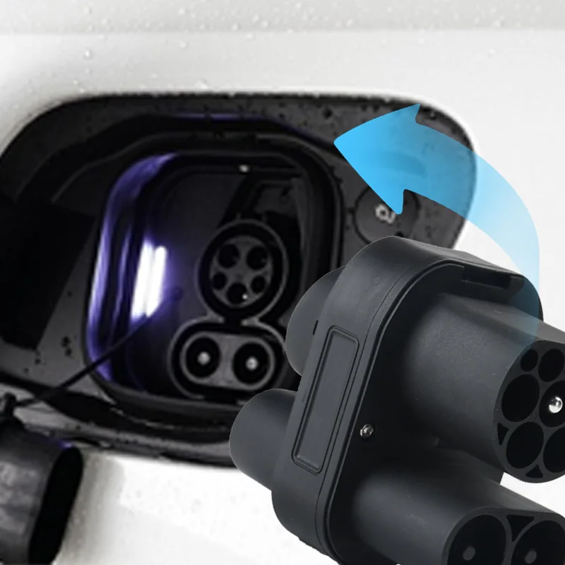 CCS2 para CCS1 DC EV Adapter, Fast Charging Converter, Use para a Estação CCS1, Internacional na Ucrânia, 20% de desconto no CCS2 para CCS1