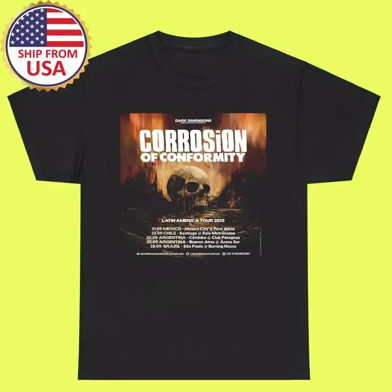 Corrosion Of Conformity Return Latin America Tour T Shirt Full Size S 5Xl Tt655