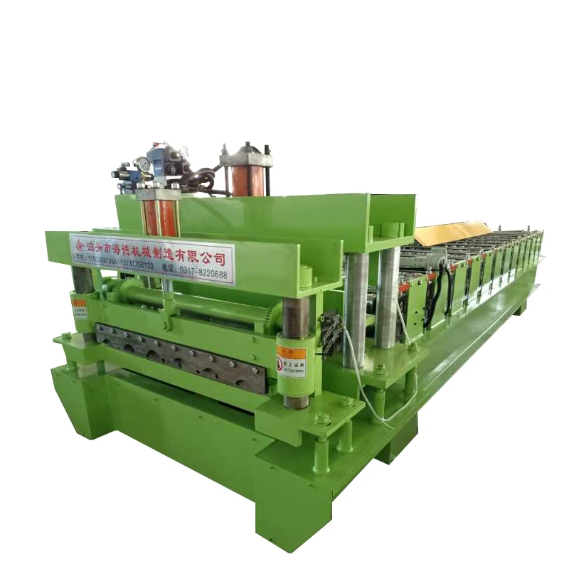 Glazed tile making machine Automatic rolling forming line High-speed metal tile forming machine with CE certification