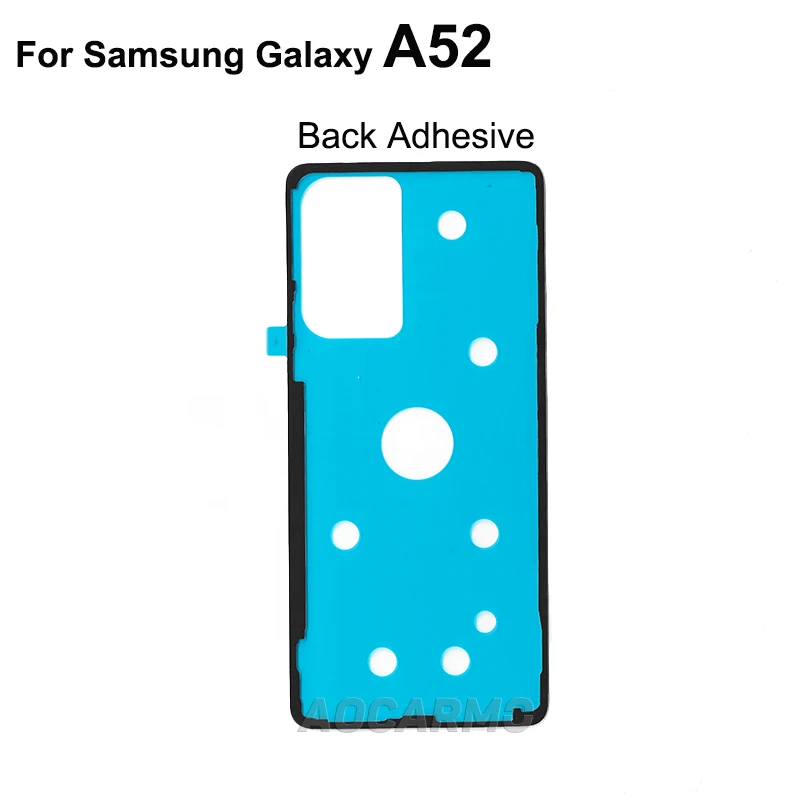 Aocarmo For Samsung Galaxy A32 A42 A52 A53 5G A54 A55 A34 A35 A72 Rear Door Back Cover Adhesive Sticker Glue