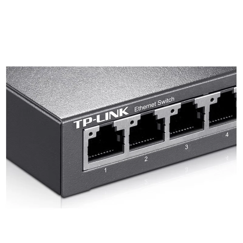 TP-LINK 5-port Gigabit Switch, Enterprise-grade Switch, Monitoring Network Cable Splitter, Metal Body TL-SG1005D Switch1000mbps