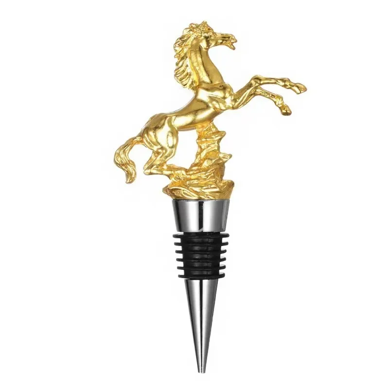 

Zinc alloy red wine stopper sealed animal wine stopper deer head swan fresh-keeping wine bottle stopper set