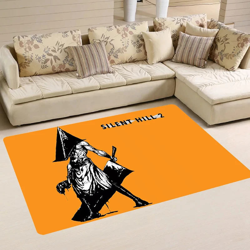 

Carpets Silent Hill Rugs Gaming Bath Mat Horror Game Aesthetic Room Decoration Doormat Entrance Door Balcony Home Kitchen Rug