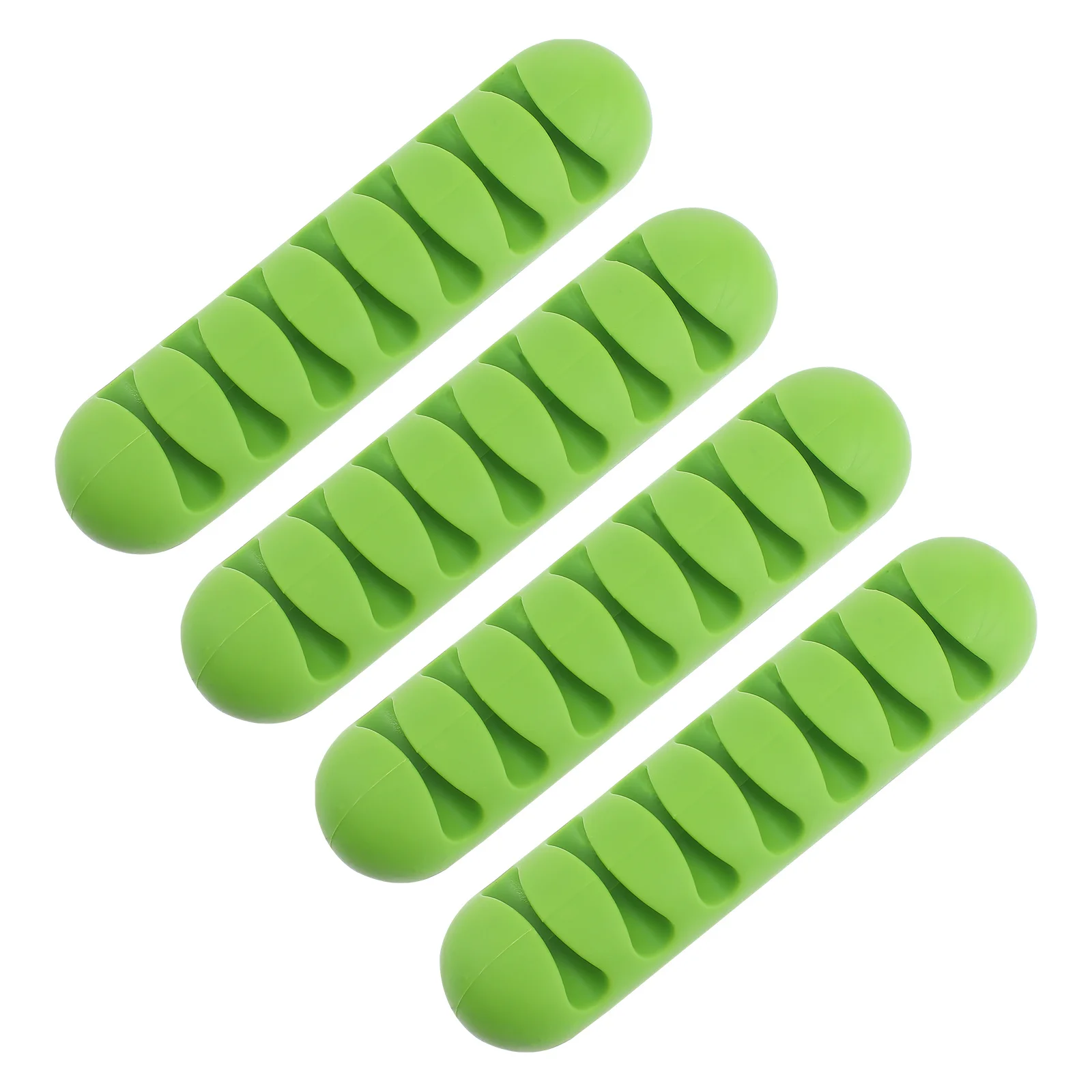 

4pcs Cable Holder Adhesive Practical Wire Organizer For Desktop Usb Cord Clips Data Wire Winder Cord Management Tools