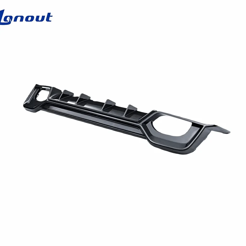 Hot Selling PK Style Dry Carbon Fiber Automotive Rear Bumper Spoiler Rear Diffuser Rear Lip for RS6 RS7 C8 Modification
