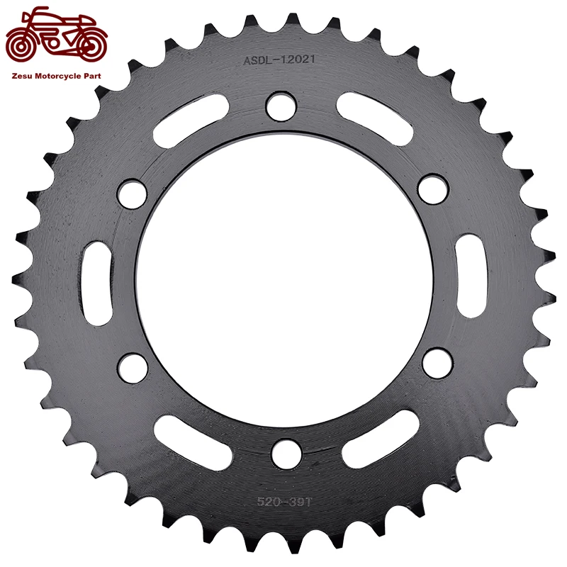 Motorcycle Parts 39T Rear Sprocket For Kawasaki ZZR250 ZZR 250 GPZ400R ZX400D GPZ 400 R 520-39T