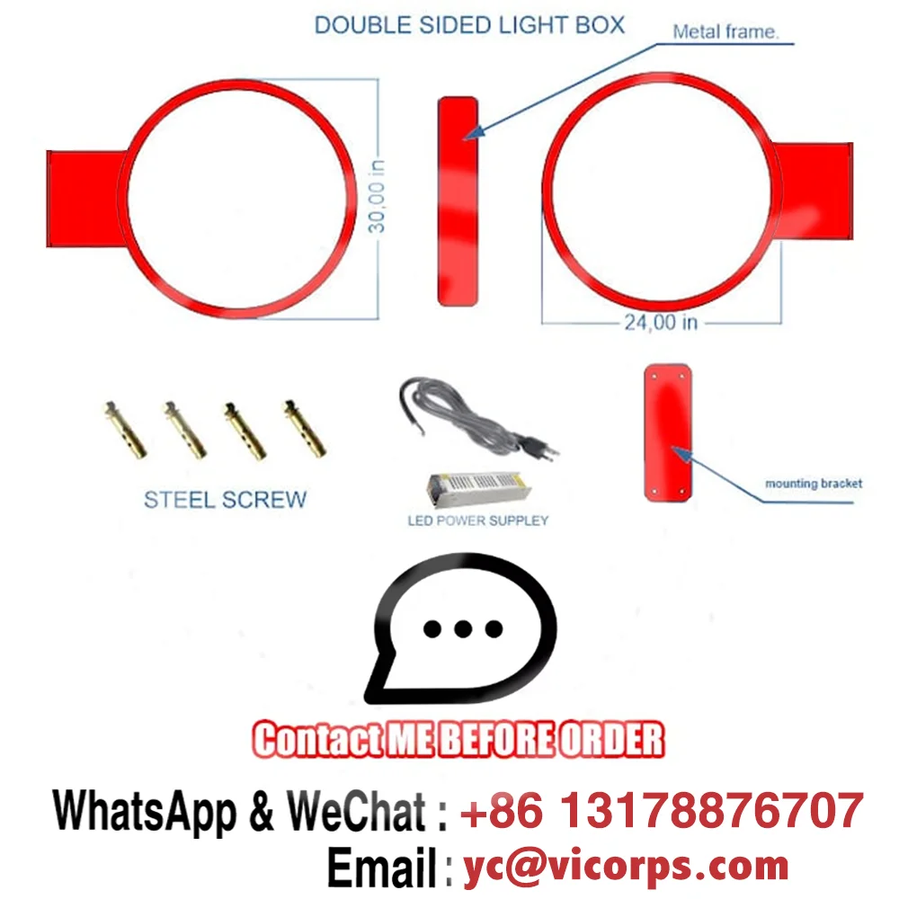 مخصص مصباح ليد مربع تسجيل مدخل الأعمال الاكريليك صندوق الضوء لافتات مضيئة لافتة في الهواء الطلق منزل متجر شعار رسائل علامات