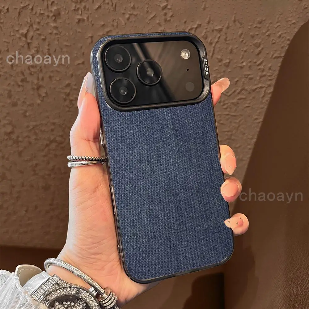 

Denim texture design Phone Case case for iPhone17 16 15 14 13 12 11 Pro/ Max/Plus shock-proof rear cover anti-fingerprint