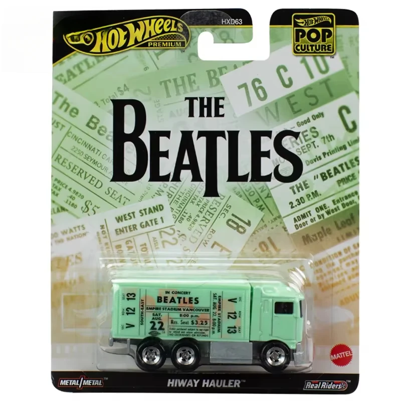 Official Hot Wheels Premium Car Pop Culture Boys Toys 1:64 Diecast Volkswagen Drag Bus Van Aston Martin Hiway Hauler Lotus Model