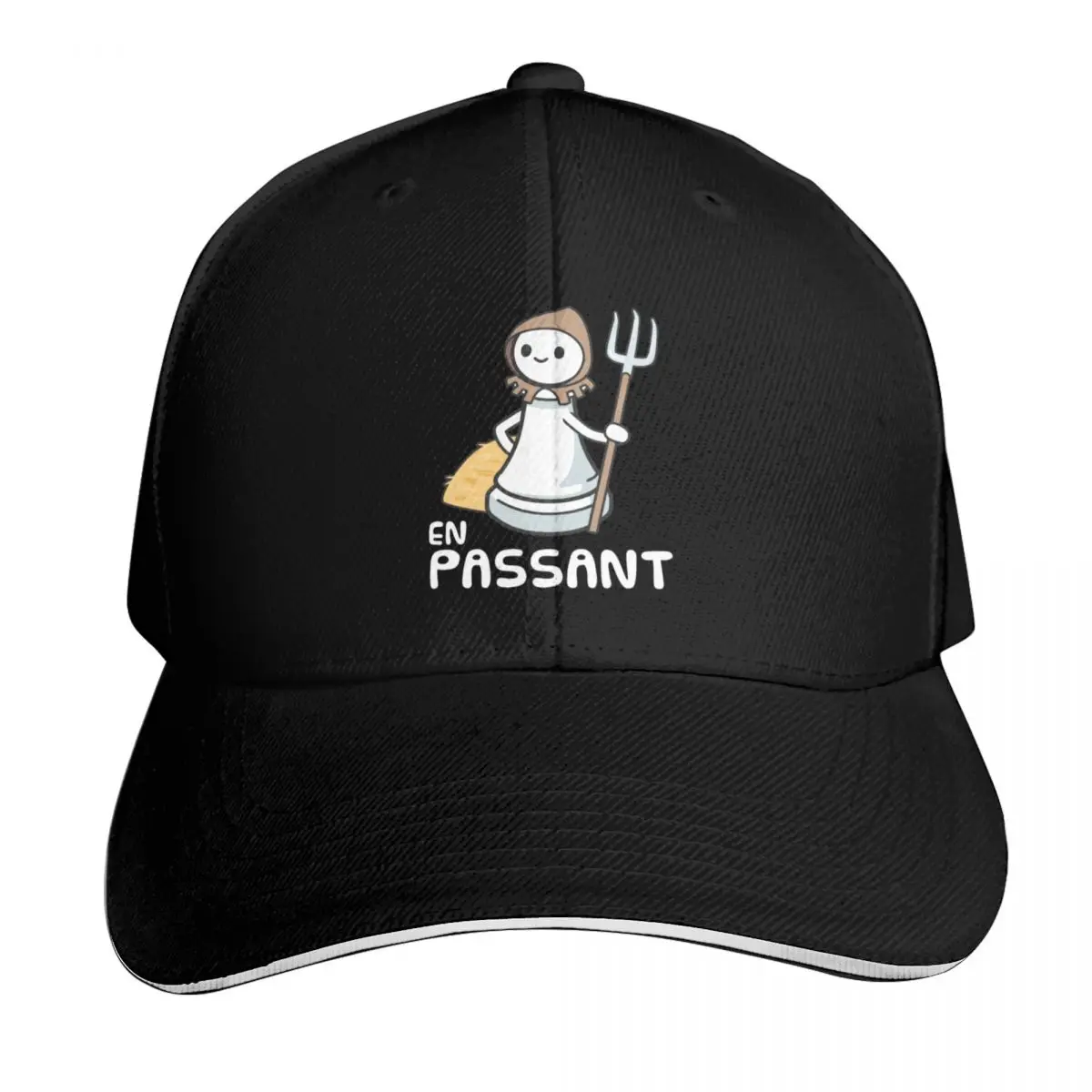 En Passant Chess Joke Baseball Cap Summer Beach Travel Streetwear Hip Hop Trendy Vintage Retro Embroidered