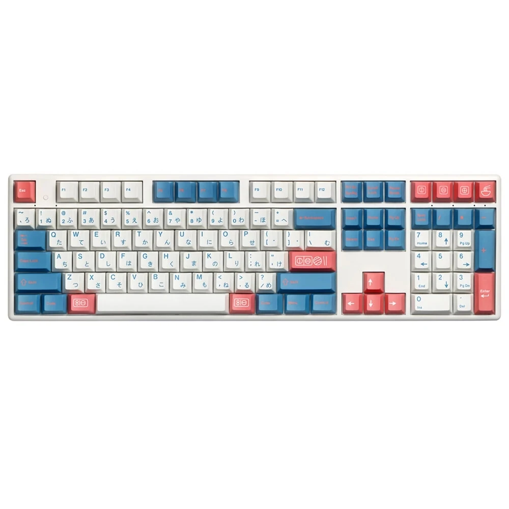 PBT Keycaps Cherry Profile Japanese Keycaps 5 Face Dye-Sublimation For 61 87 104 108 Mechanical Keyboard