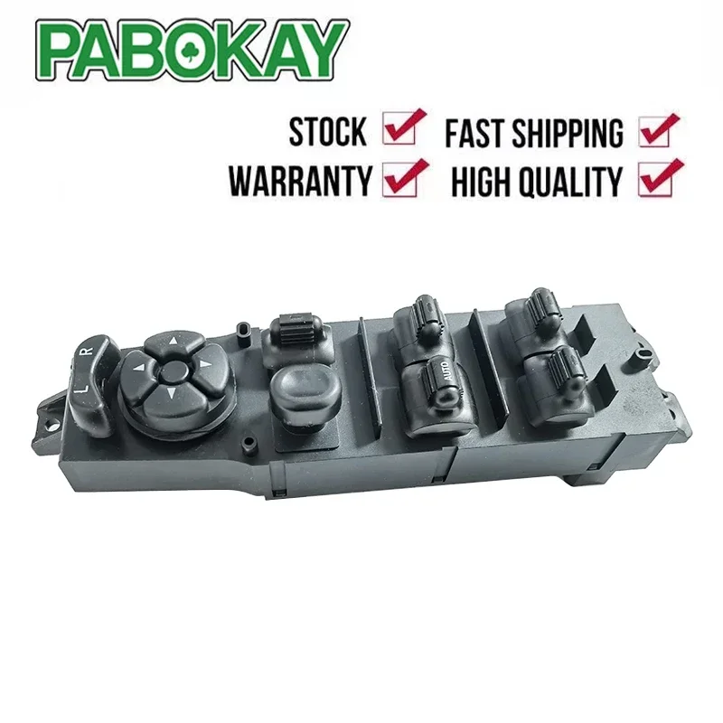 

1 Unit x Master Power Window Switch For 97-01 4 Door Cherokee Front Driver Side Door 56009449AC 56009449AB 68171681AA 68171681AB