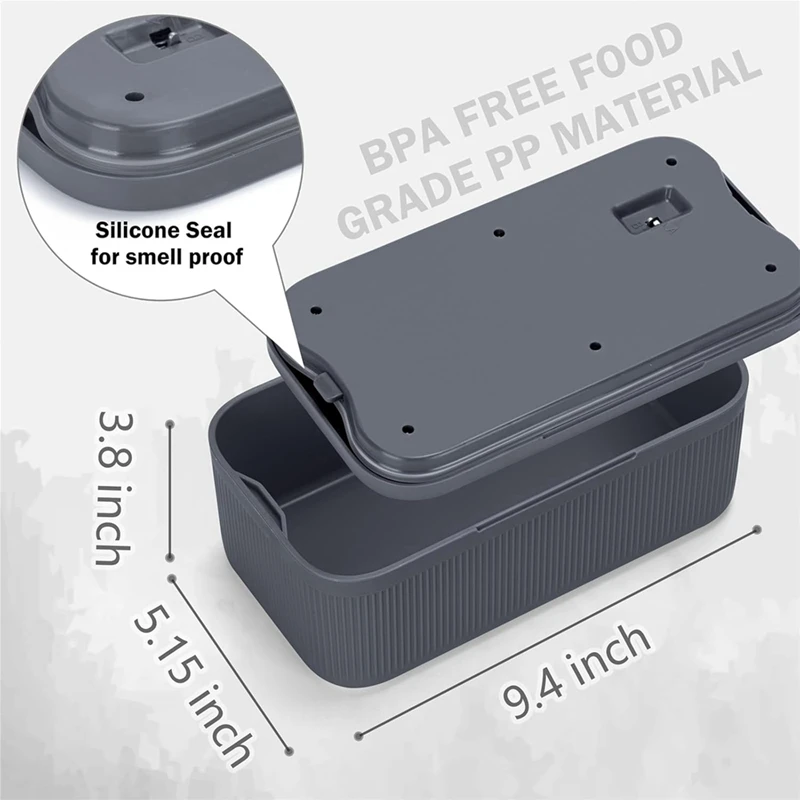 AA49 Lockable Storage Box, Locking Medicine Box, Cell Phone Locked Jail, Containers Bin For Personal Refrigerator Home