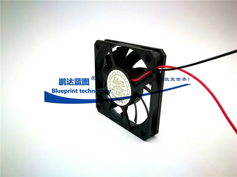 New D60bh-12a 6010 6011 6cm Max Airflow Rate 12v0. 5a Hydro Bearing Chassis Cooling Fan 60*60*10MM