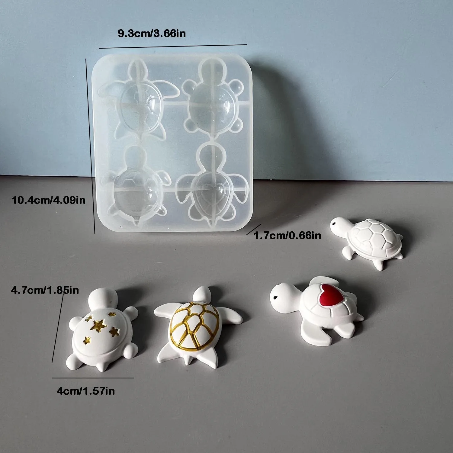 DIY Kristall-Epoxid-Silikonform, Schildkröten-Schlüsselanhänger, Taschenanhänger, Schmuckanhänger, Silikonformen für die Herstellung von Harz-Accessoires, Dekoration – Detail 5