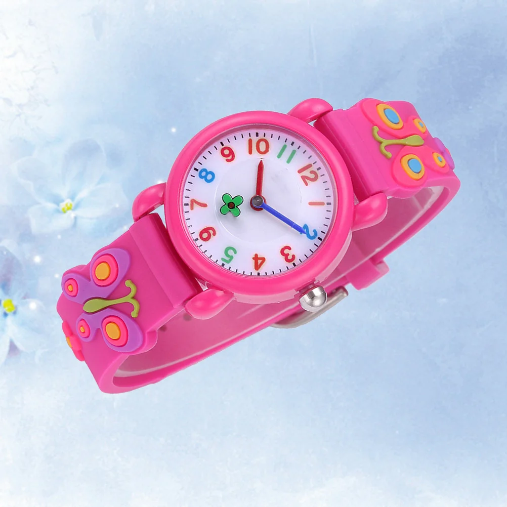 Silicone Cartoon Watch Creative Quartz Lovely Pattern Comfortable Strap Fashion Watch Birthday Gift for Students
