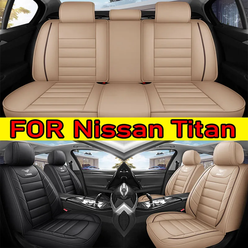 

FOR Nissan Titan Car seat cover four seasons PU leather soft full wrap waterproof wear-resistant seat cove