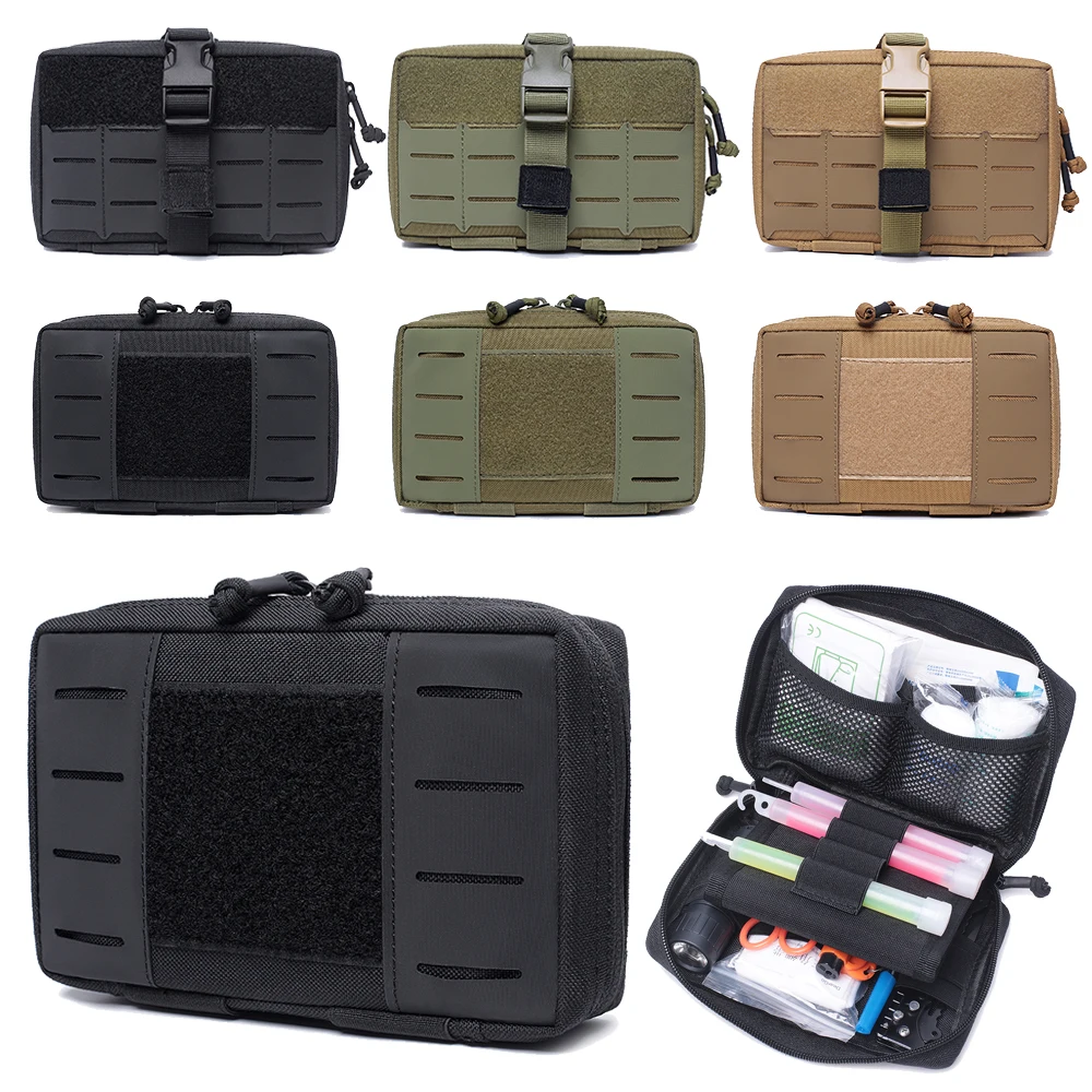 

Molle Tactical First Aid Medical Pouch Outdoor Waist Bag Hunting Camping Emergency Survival Pouches EDC Tool Bags