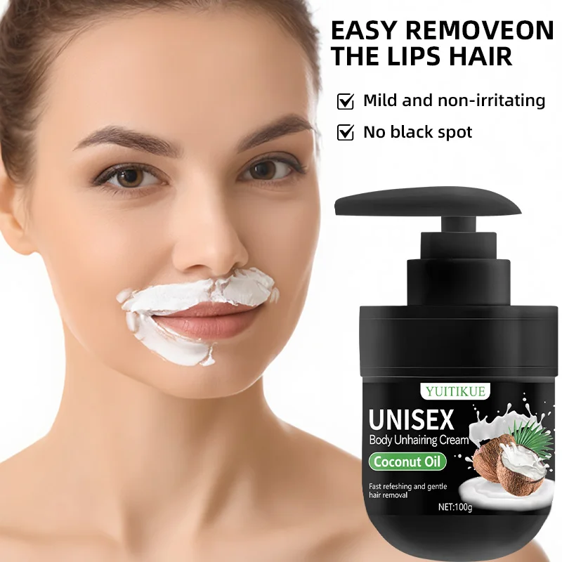 YUITIKUE intimate area hair removal cream, painless and healthy hair removal agent, unisex body care product image 6