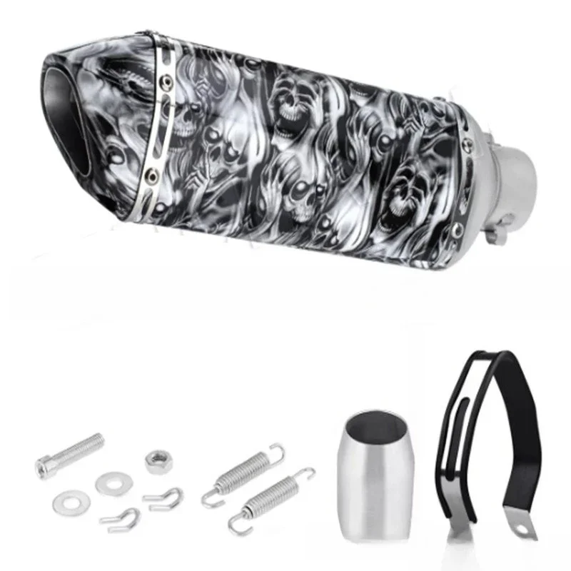 

Motorcycle modified hexagonal pipe Scorpio Yoshimura, large pipe displacement