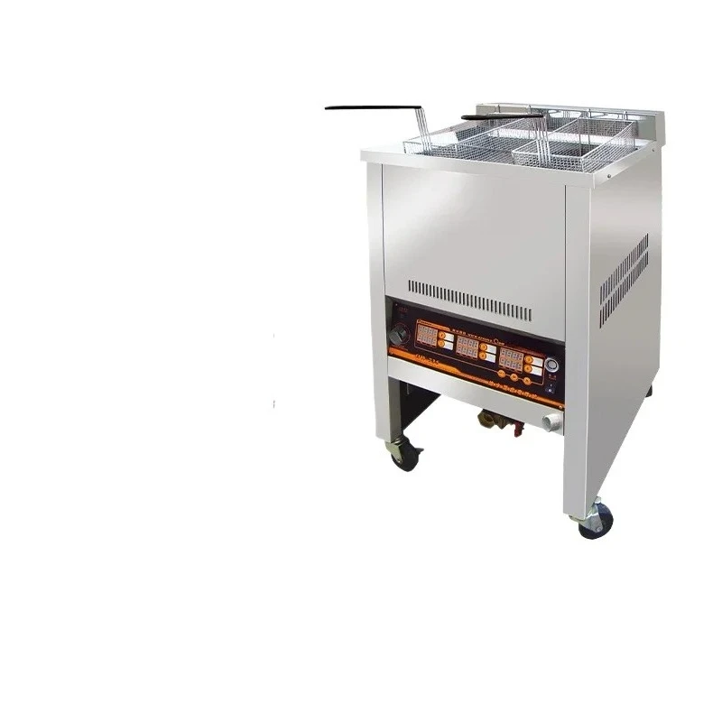 

Commercial oil-water mixed fryer Electric fryer Cabinet French fries machine Fried chicken Large capacity skewers Fritters