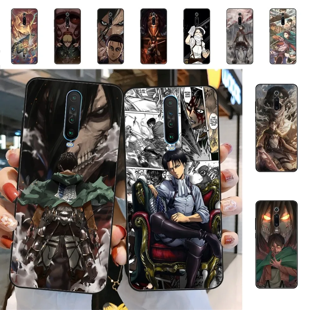 A-Attackes-On-T-Titan Phone Case For Redmi 5 6 7 8 9 10 plus pro 6 7 8 9 A GO K20 K30 K40 pro plus F3 Fundas