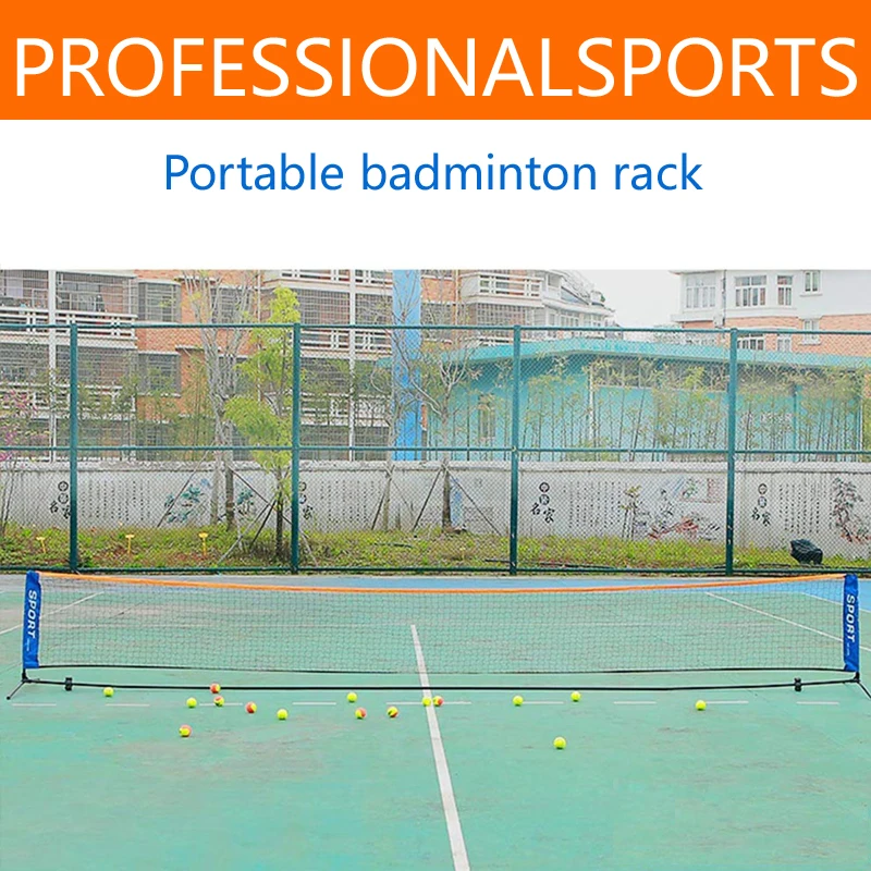 

Foldable Tennis & Badminton Training Net with Stand, Portable Practice Net for Kids Adults