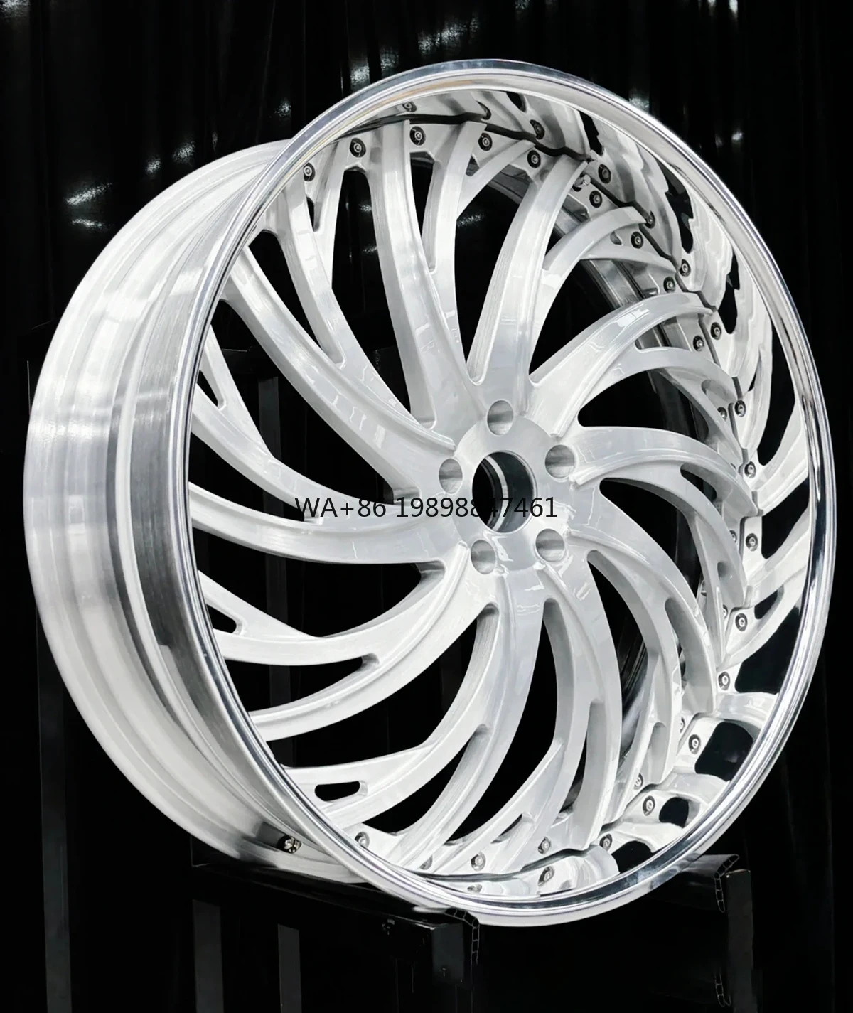 

2/3 Pieces Forged Aluminum Alloy 20" 21" 24" 26" Wheels for Cadillac Chevy Forgiato 22 Inch Rim Chrome Brushed Silver Rucci Rims