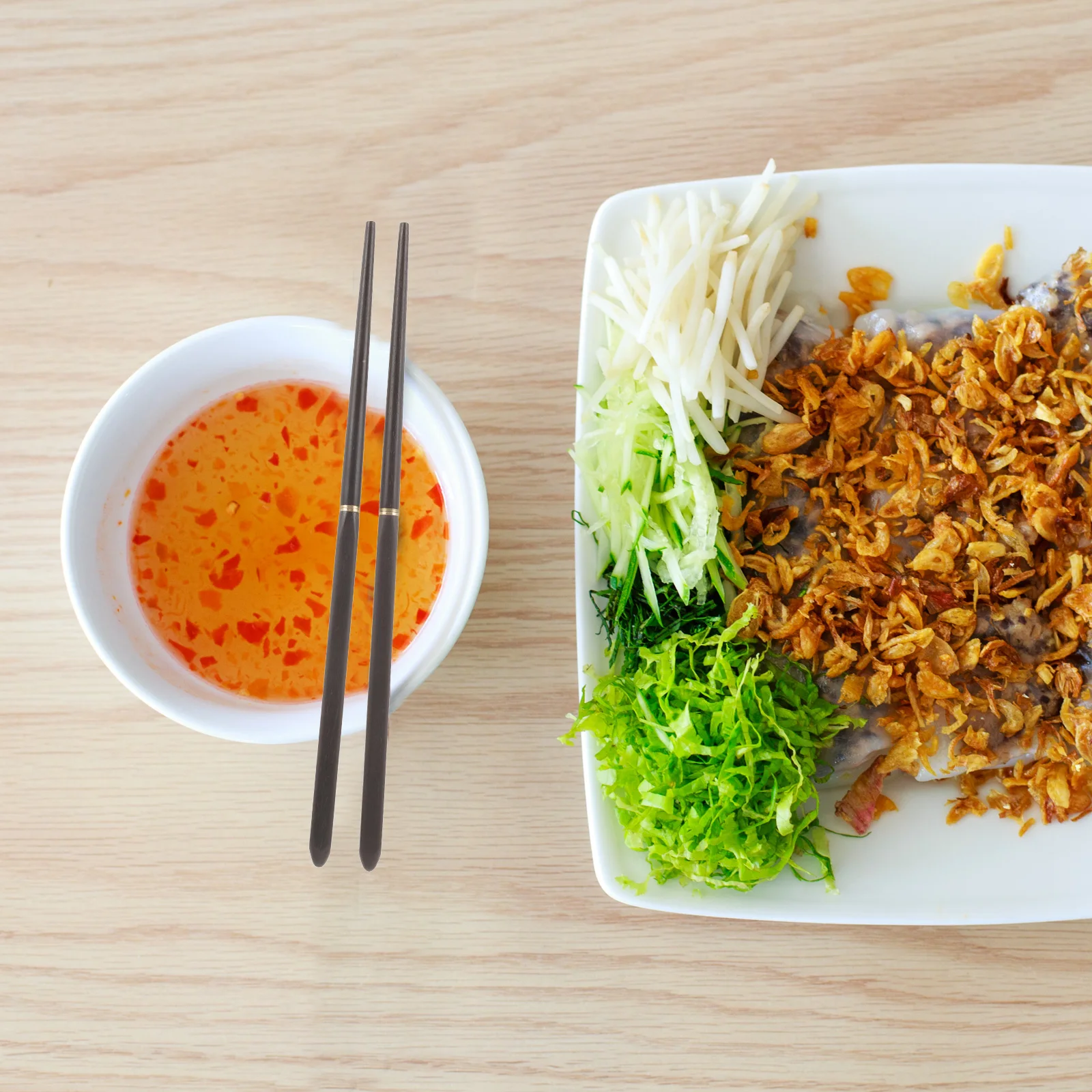 

Reusable Camping Chopsticks Black Ebony Wood Portable Travel Dinnerware Foldable Easy Clean Durable Suitable Home Restaurant