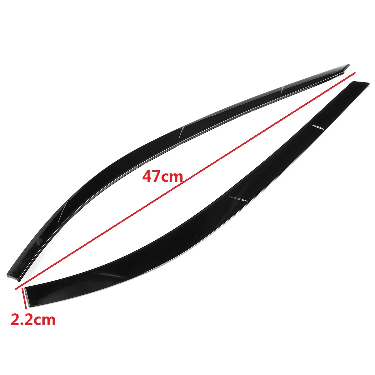 Car Front Headlight Lamp Eyebrow Eyelid Trim Cover For Volkswagen VW Tiguan MK1 2011 2012 2013 2014  Exterior Modification