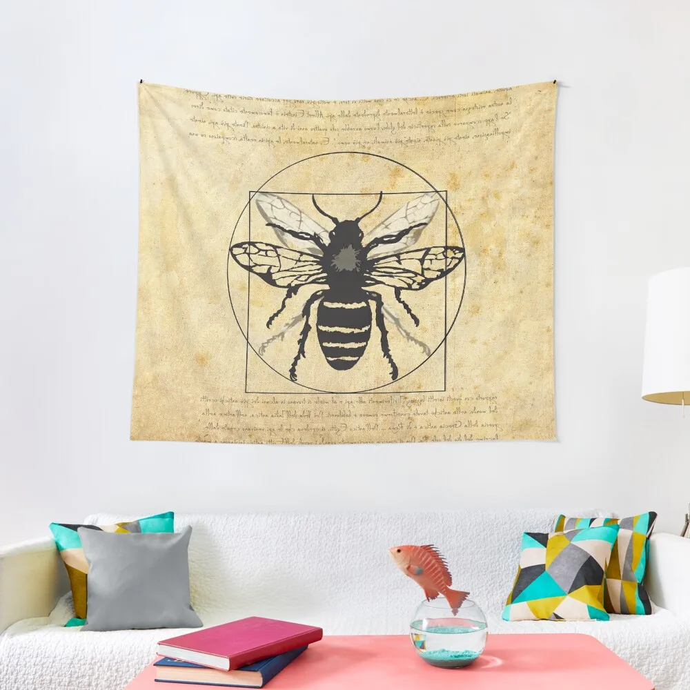 Vitruvian Bee Tapestry Home Decorating Nordic Home Decor Decorative Wall Murals Tapestry