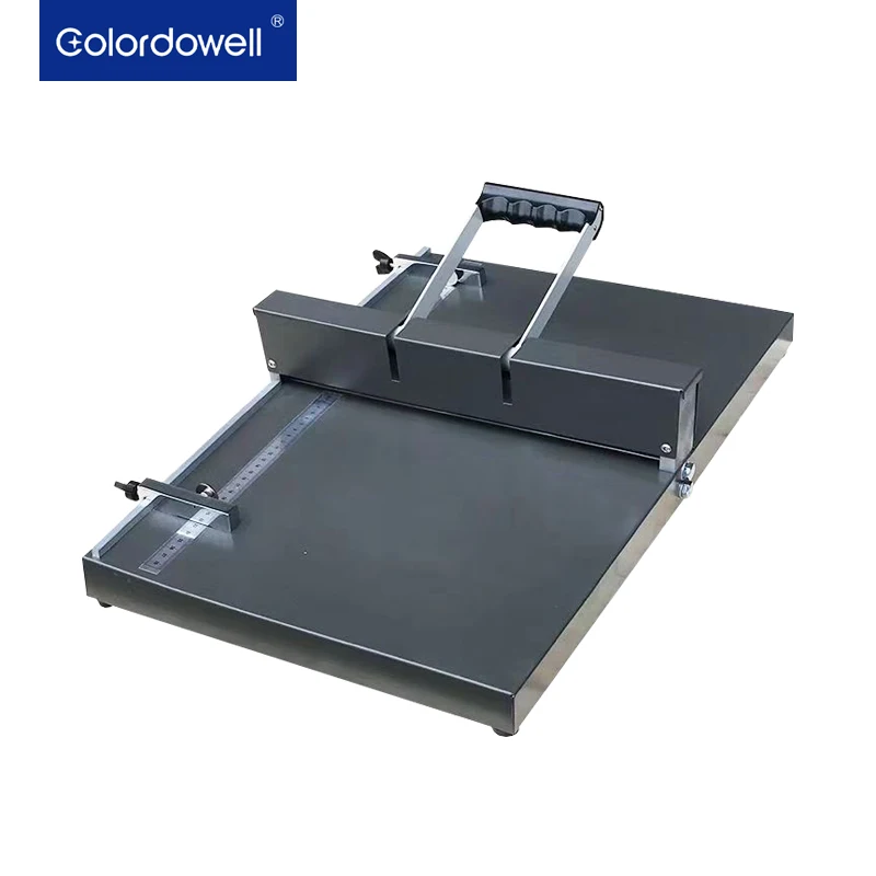 H450 New Manual Desktop Paper Creaser 450mm Indentation Folding Creasing Machine Easy Operate Paper Processing
