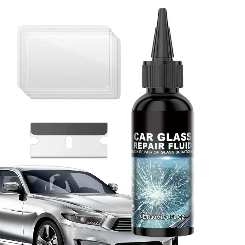 Car Windshield Repair Scratch Remover Resin Windscreen Scratch Restoration Protective Sticker Glass Cleaner Care Trace Wash