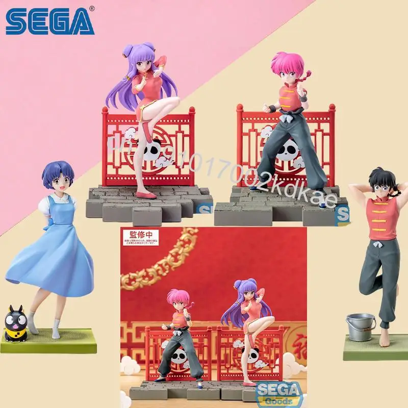 Auf Lager Ranma 1/2 Luminasta Shampoo Ranma Tendou Akane Figur Anime Modell Spielzeug Sammlung Desktop ornamente Geschenk Original