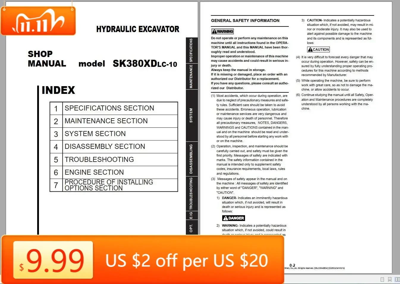 TruckEPC Kobelco 38.12 جيجابايت PDF محدث 2021 DVD دليل خدمة الآلات الثقيلة دليل المتجر