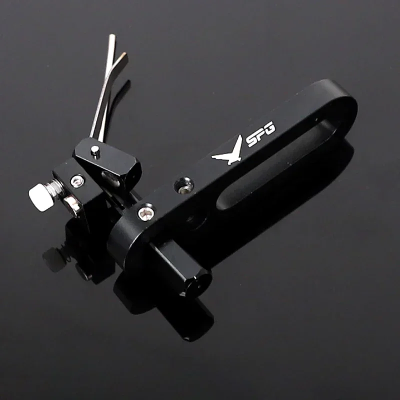 1 Stück Bogenschießen-Pfeilauflage, verstellbarer Aluminium-Stahl-Pfeilständer für Recurve-Bogen-Zubehör – Detail 3