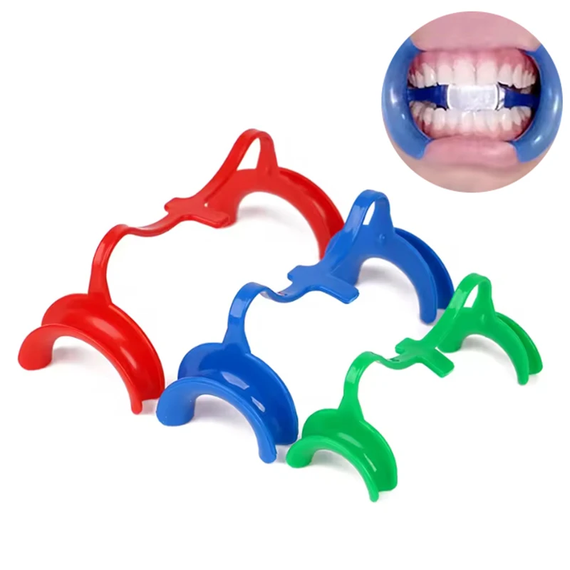 

3Pcs Dental M Shape Mouth Opener S/M/L Lip Cheek Retractor Intraoral Retractors Disposable Tooth Whitening Tool
