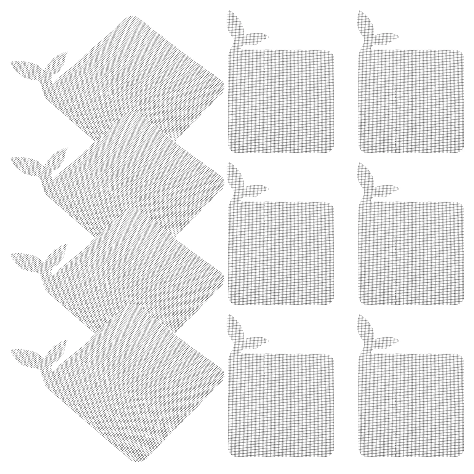 

10Pcs Disposable Shower Hair Catcher Sticker Anti-Blocking Floor Drain Filter Bathroom Supplies Shower Hair Catcher