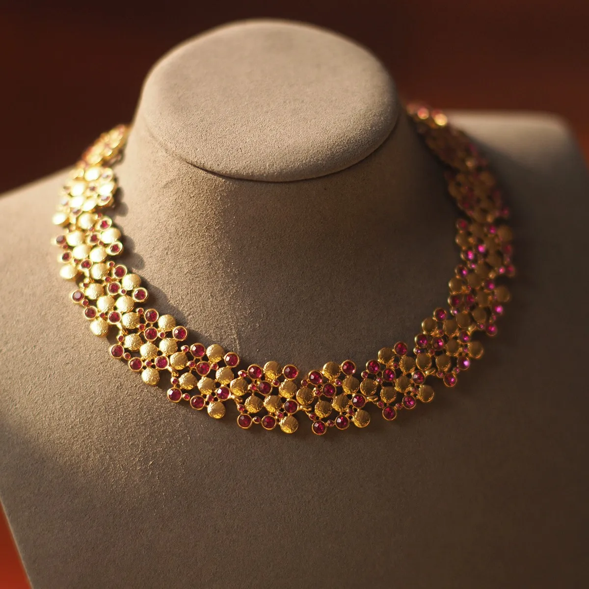 

2025 Western-Style New Year Ruby Necklace - Niche Artisan Luxury-Look Formal Gift Jewelry