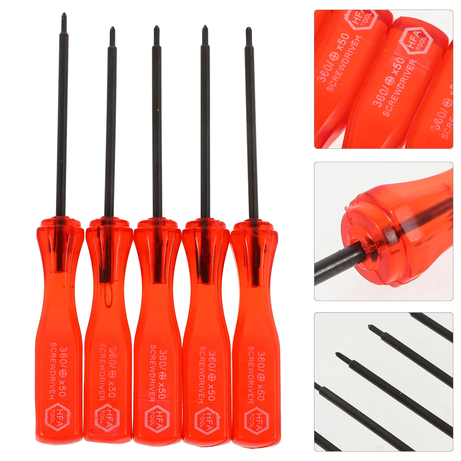 

5Pcs Gaming Machine Repair Screwdrivers Multi-Use Game Machine Tools Ergonomic Grip Precision Tips for Game Maintenance