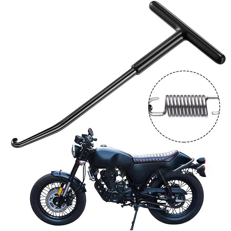 

T-shaped exhaust pipe spring disassembly and assembly hook motorcycle modification exhaust pipe spring hook motorcycle tool