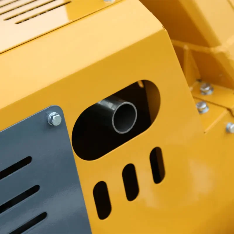 Poderoso motor torre madeira escova Chipper, certificado do CE