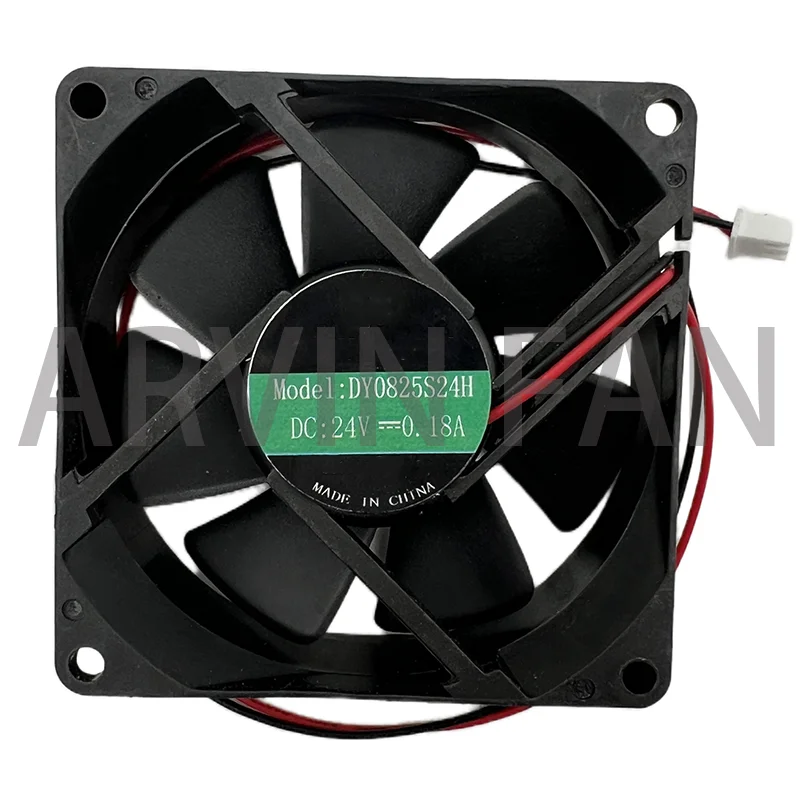 DY0825S24H 8cm 80mm Fan 80x80x25mm DC24V 0.18A Cooling Fan For Inverter Power Supply