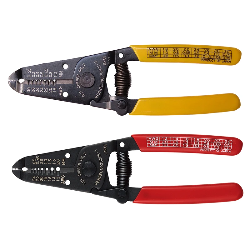 

VESSEL wire stripper multi-functional electrician industrial grade wire cutter leather wire stripper imported