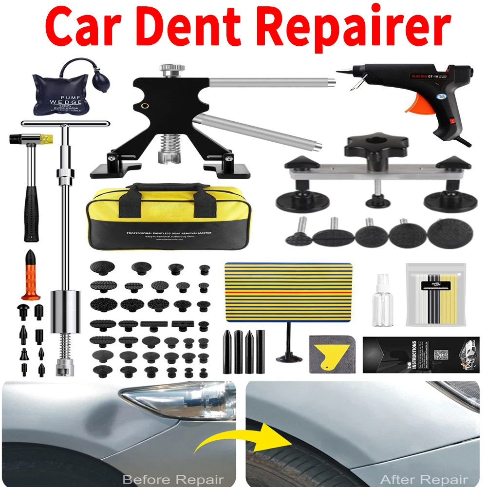 

Car Dent Repair Tools Dent Removal kits Paintless Dent Repair Auto Body Dent Puller Kit for Car Hail Hole Repair Tooll