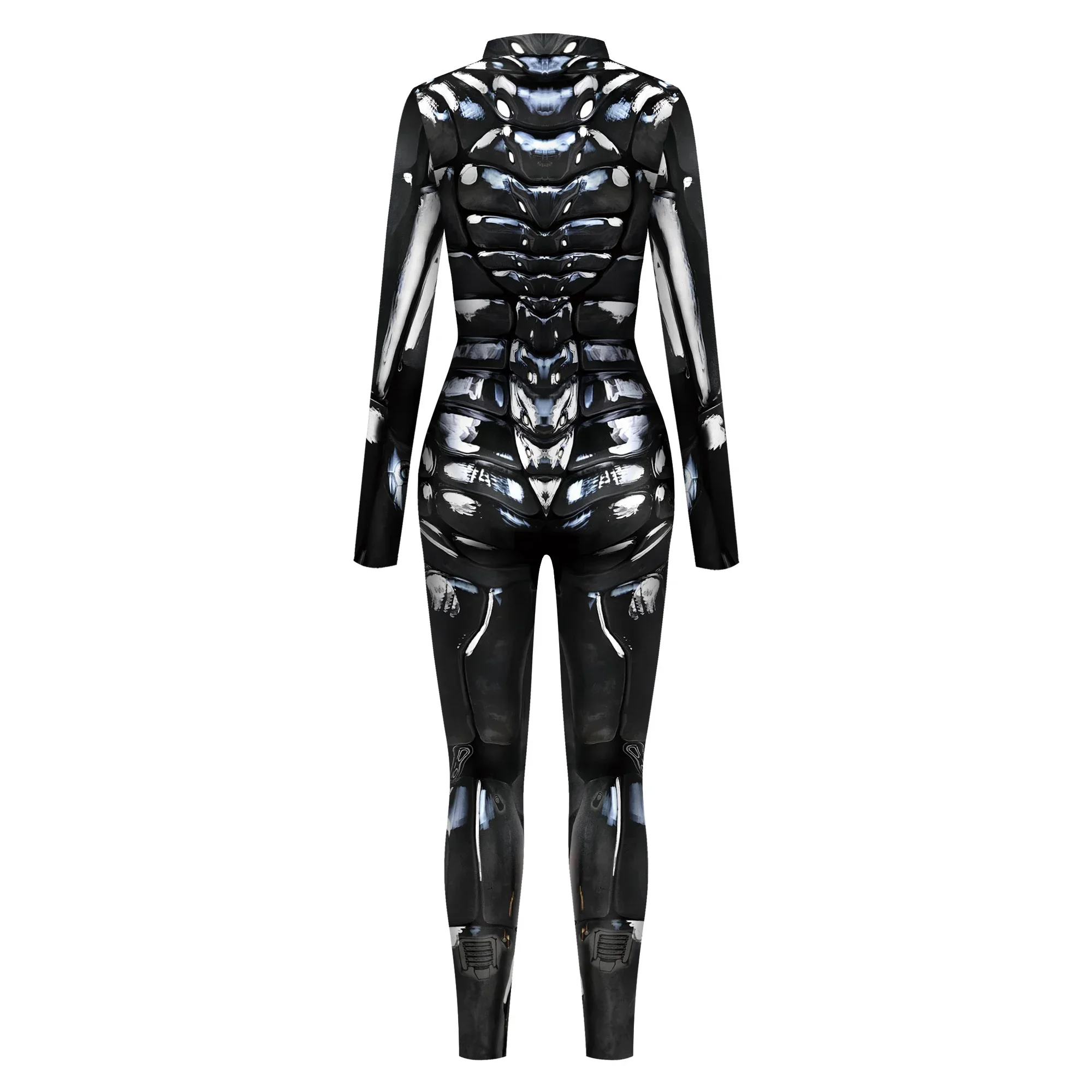 Robot Punk Jumpsuit Catsuit Cyberpunk Steampunk Future Technology Slim Bodysuits Cosplay Costumes Zentai Suit