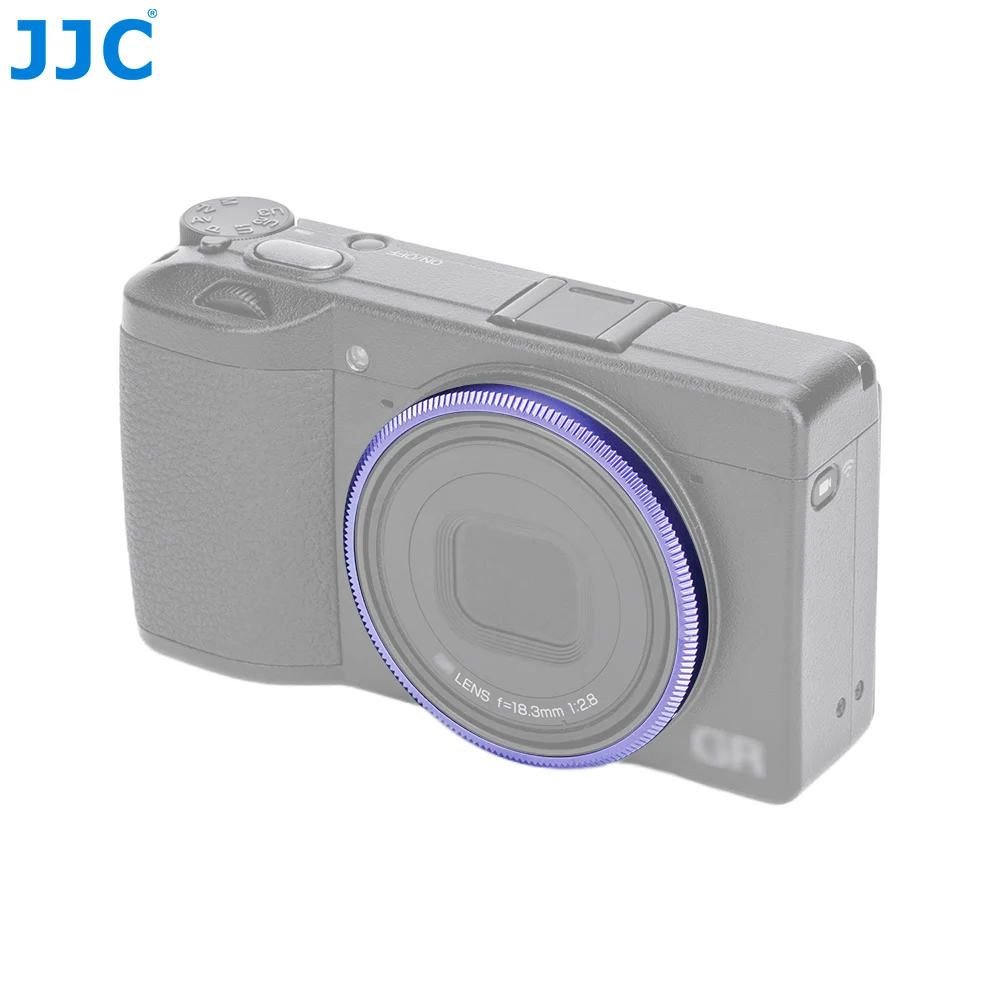Алюминиевое кольцо объектива JJC для камер HDF Ricoh GR3 GRIII заменяет декоративное кольцо объектива Ricoh GN-1
