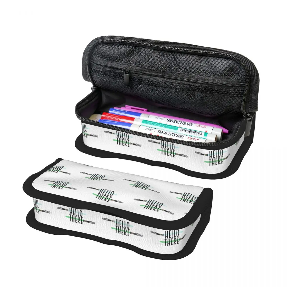 Hello There Pencil Case Pen Holder Large Capacity Pen Box Pencil Bag for Studen School